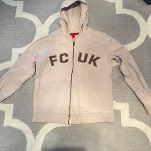 FCUK Mens zip up hoodie